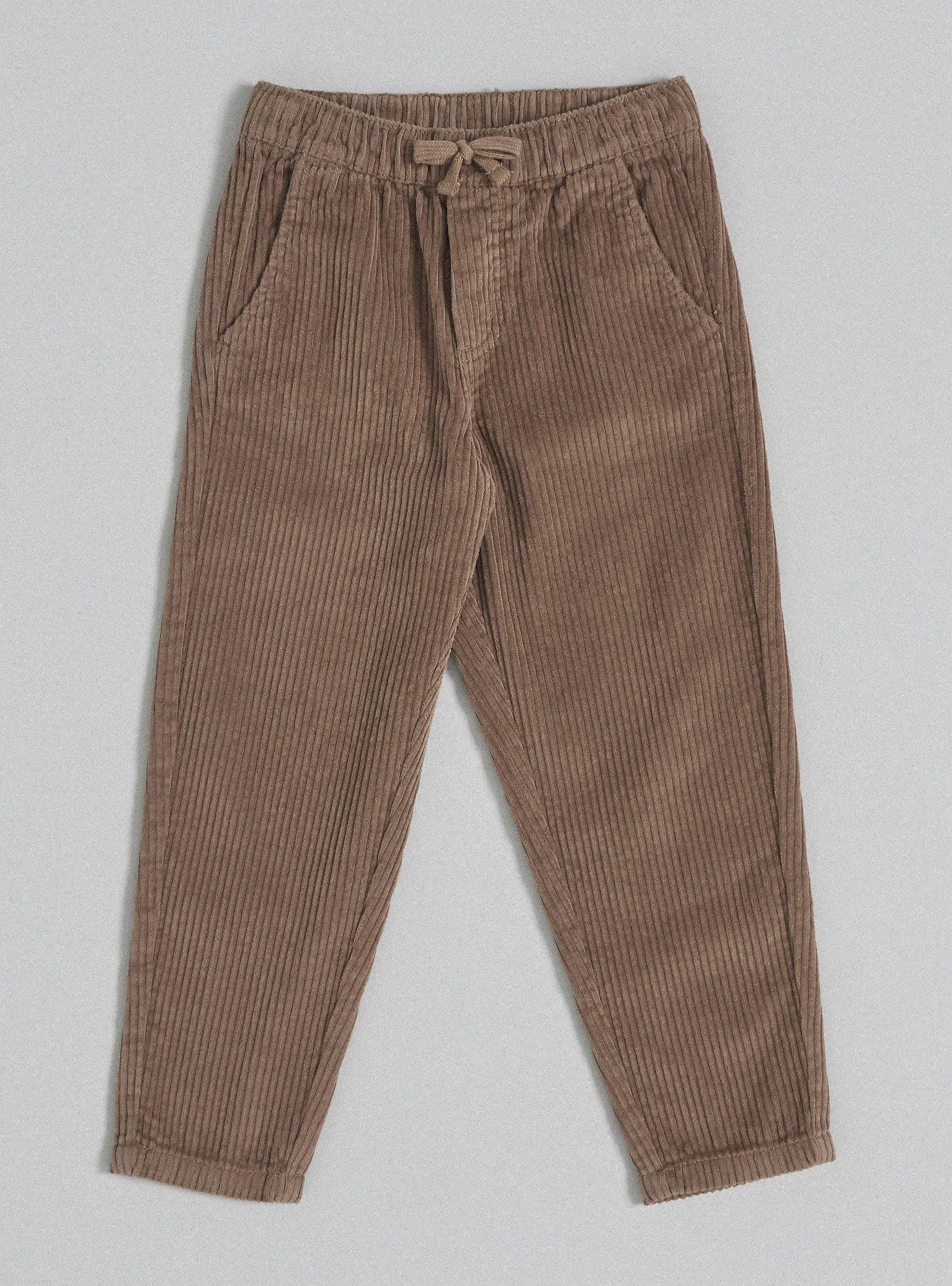 Pantalón Cotelé Tres Bolsillos Con Cordón-2