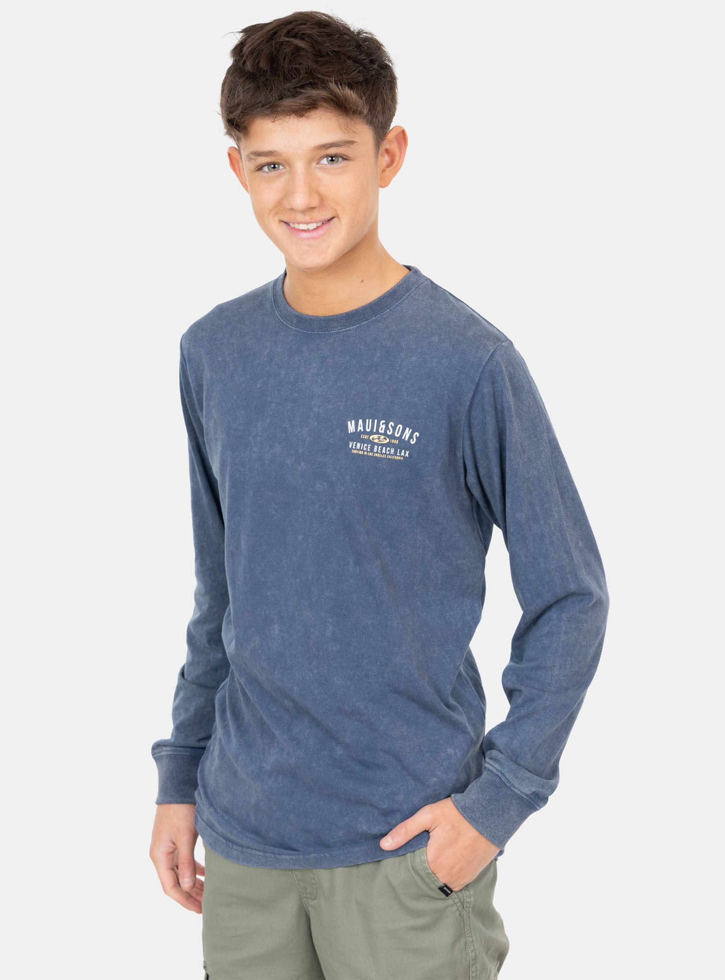 Polera ML Liso Denim-0