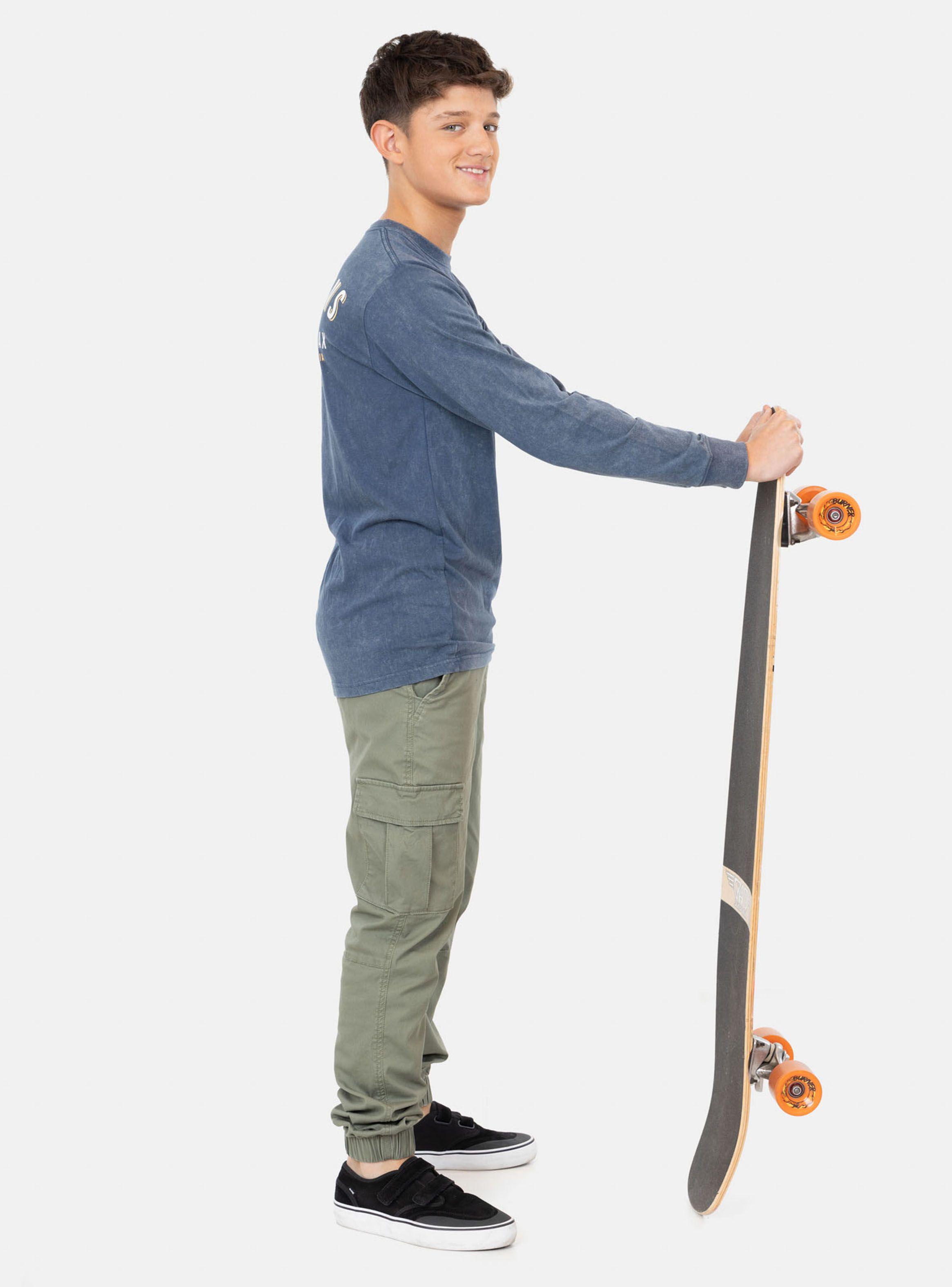 Polera ML Liso Denim-3