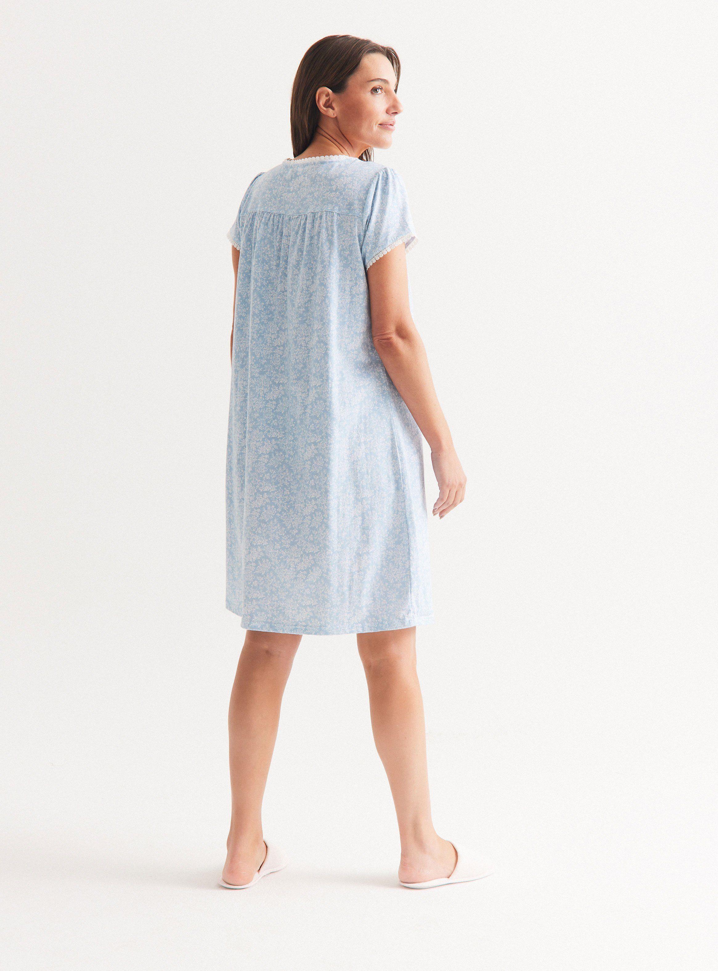 Camisa de Dormir con Aplicaciones-5