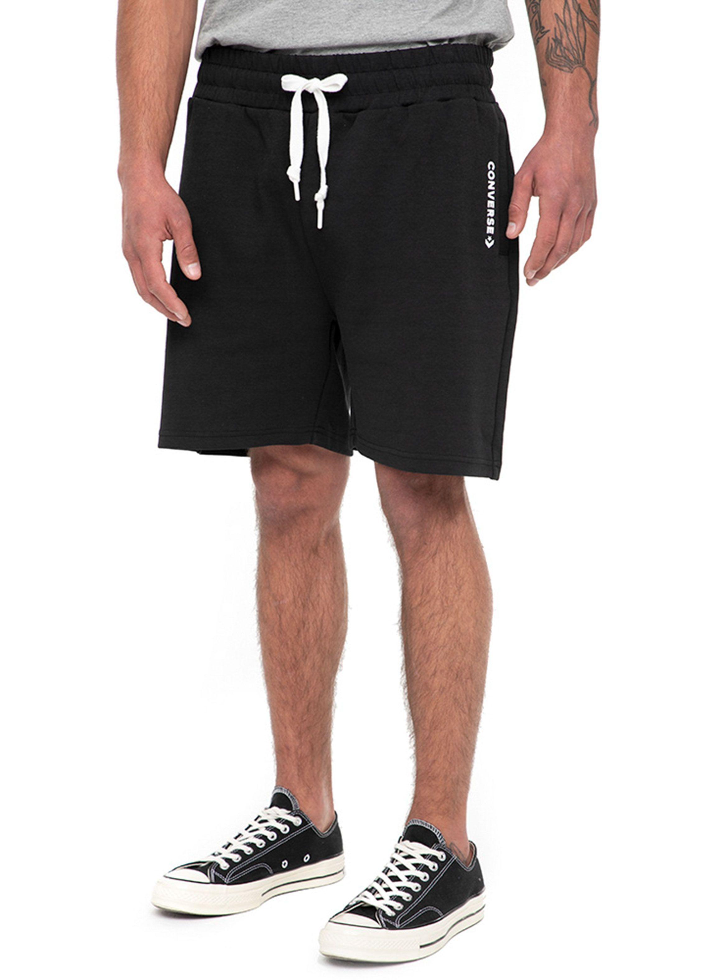 Short Buzo Color Negro Liso-0