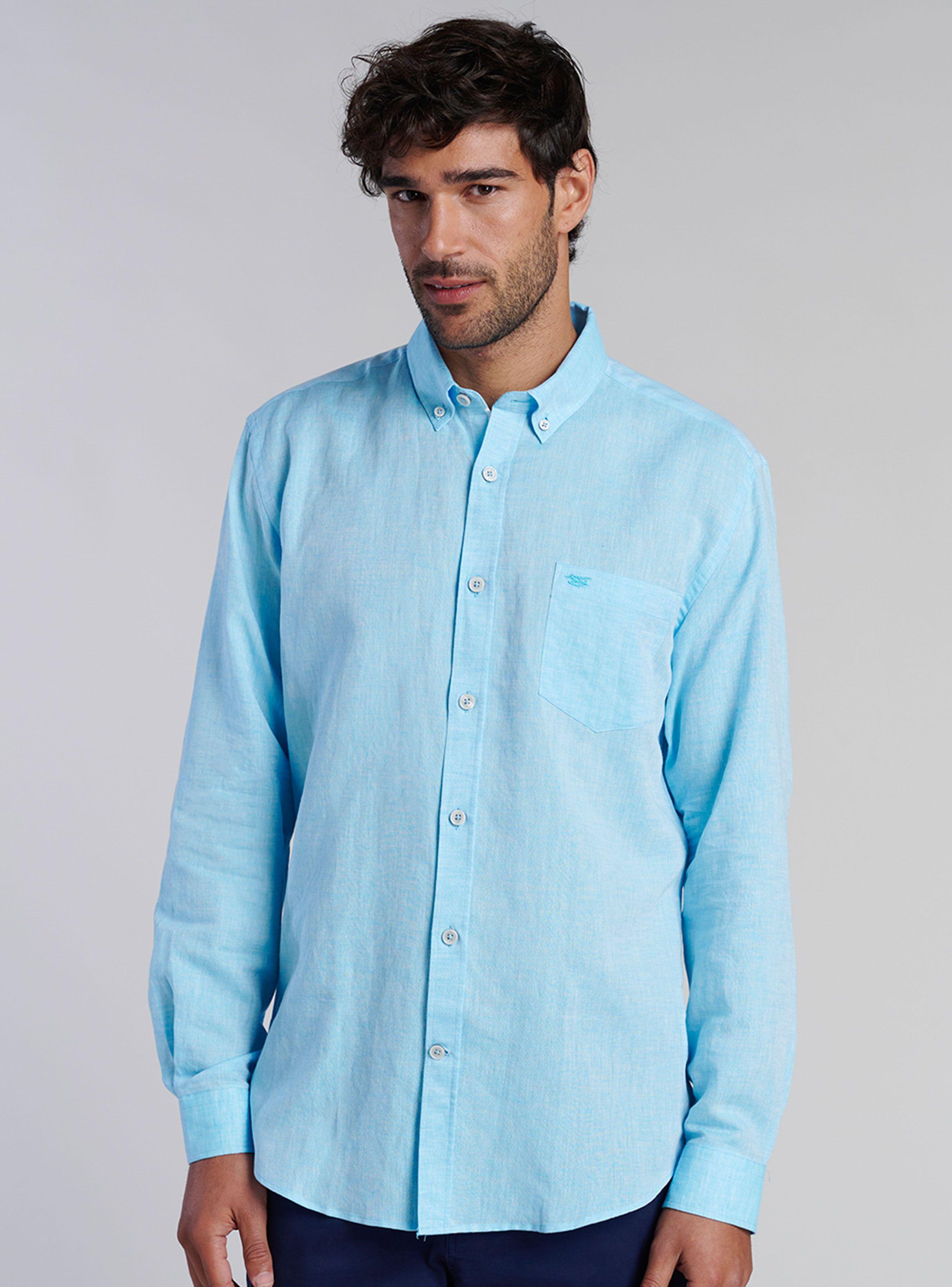 Camisa Sport Lino Regular Fit-0