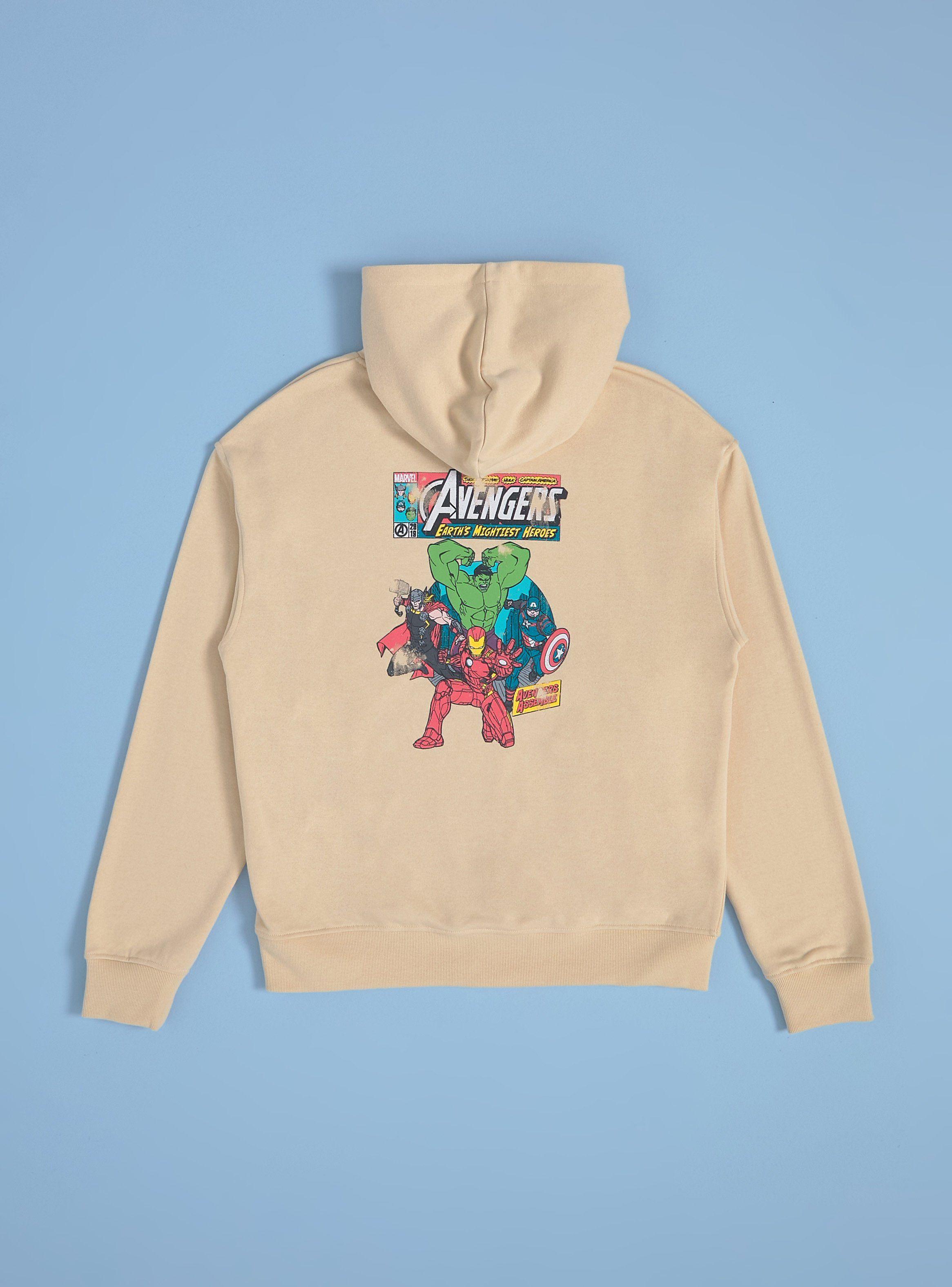 Polerón Hoodie con Focal Print y Bolsillo Canguro-3