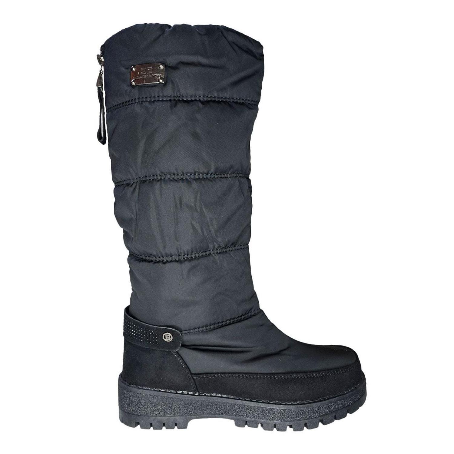 Bota Invernal Acolchada Negra Comodidad y Estilo 7531-0
