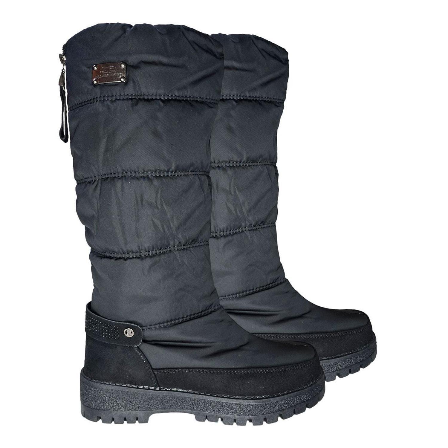 Bota Invernal Acolchada Negra Comodidad y Estilo 7531-1