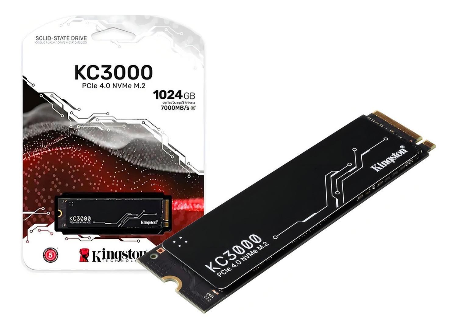 Kingston Kc3000 M.2 2280 Pcie 4.0 Nvme Vel Lectura 7000 Mb/s-0