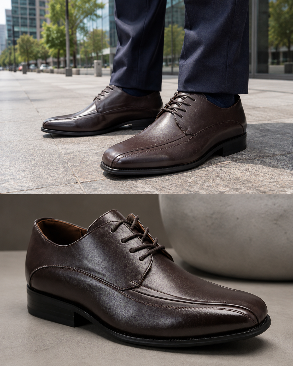 Zapato de Vestir para Adolescentes Armonia 3216 Café-7
