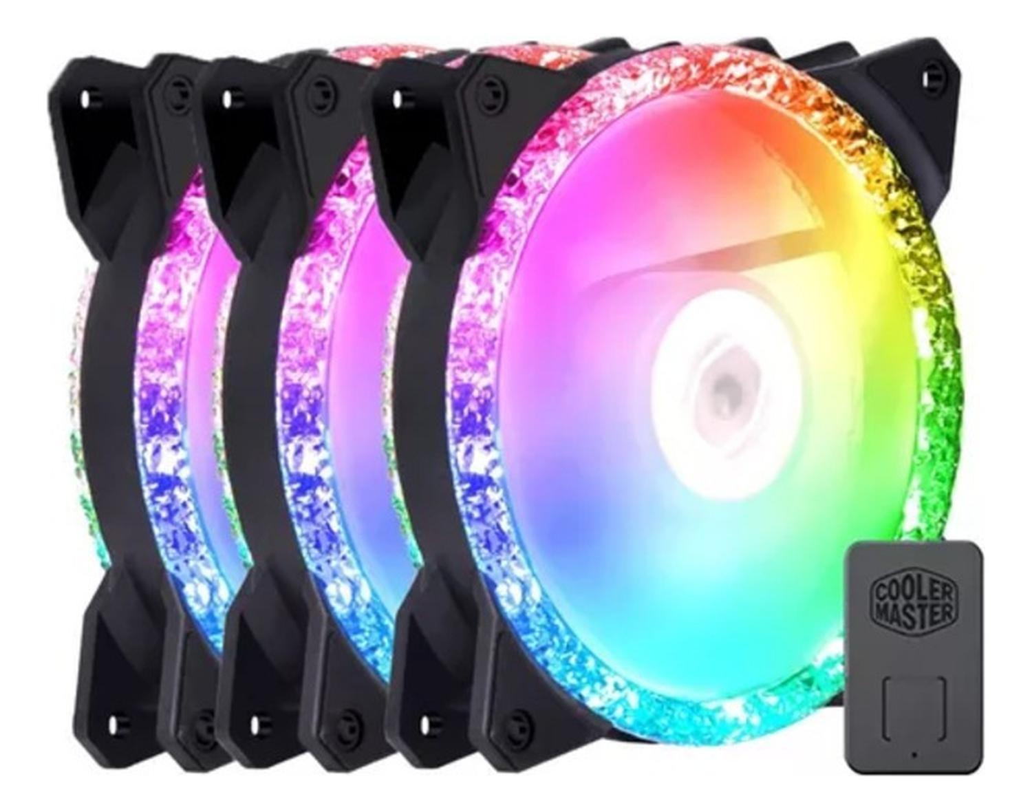 Pack 3 Ventiladores Cooler Master Mf120 Prismatic Argb-0