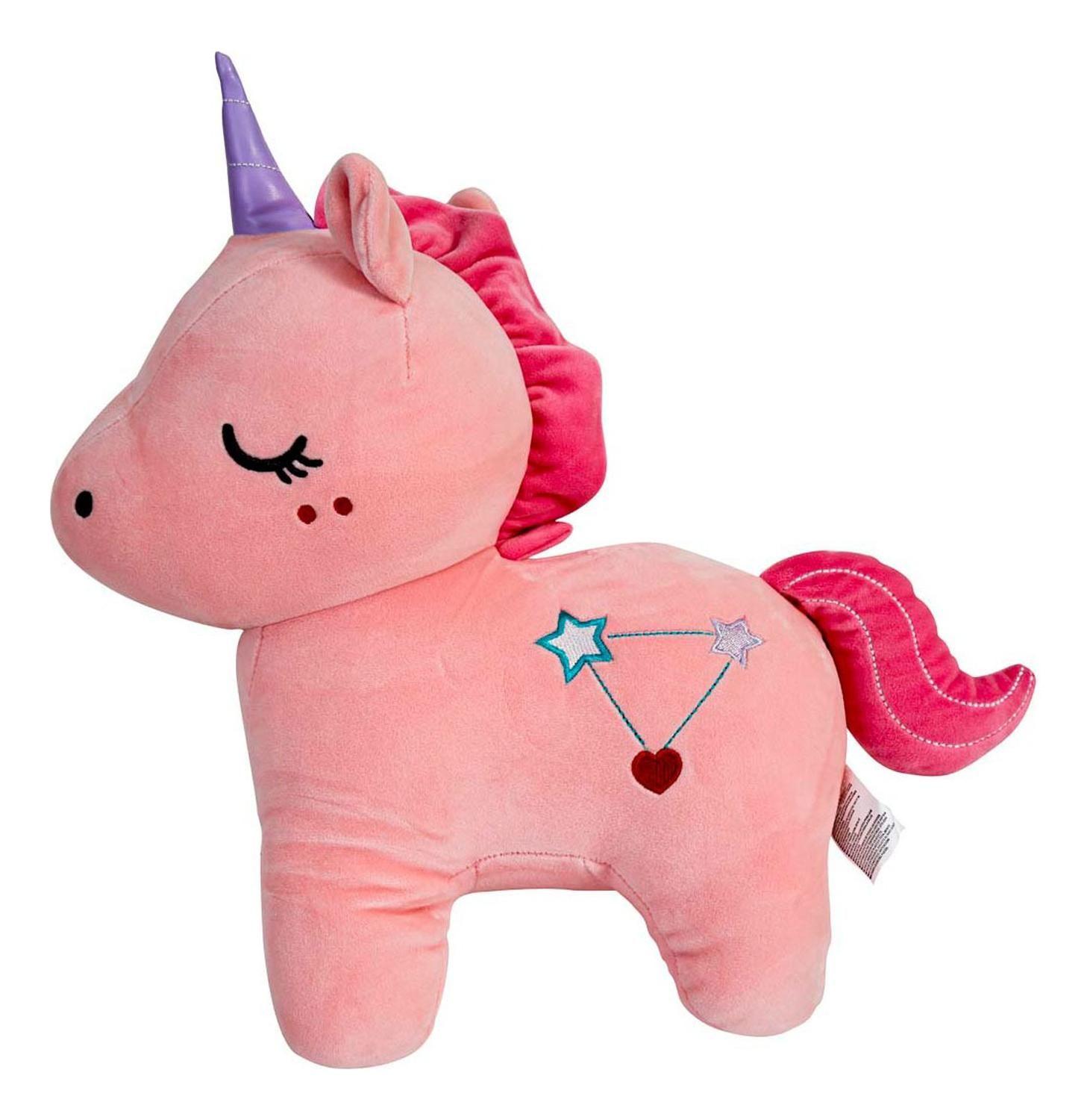 Unicornio Pony De Peluche Super Suave Felpa Rosado Pastel-0