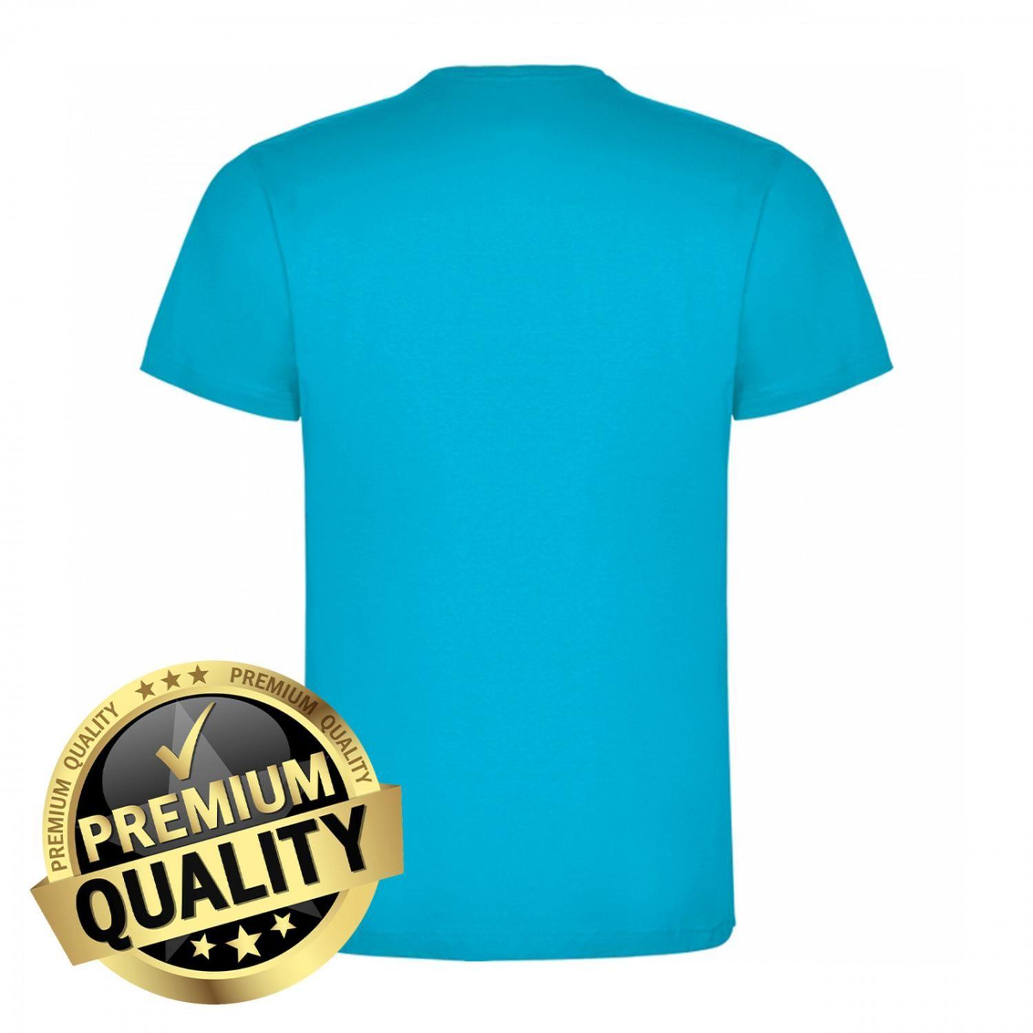 Polera De Algodón Unisex Manga Corta Dogo Premium - Turquesa-2