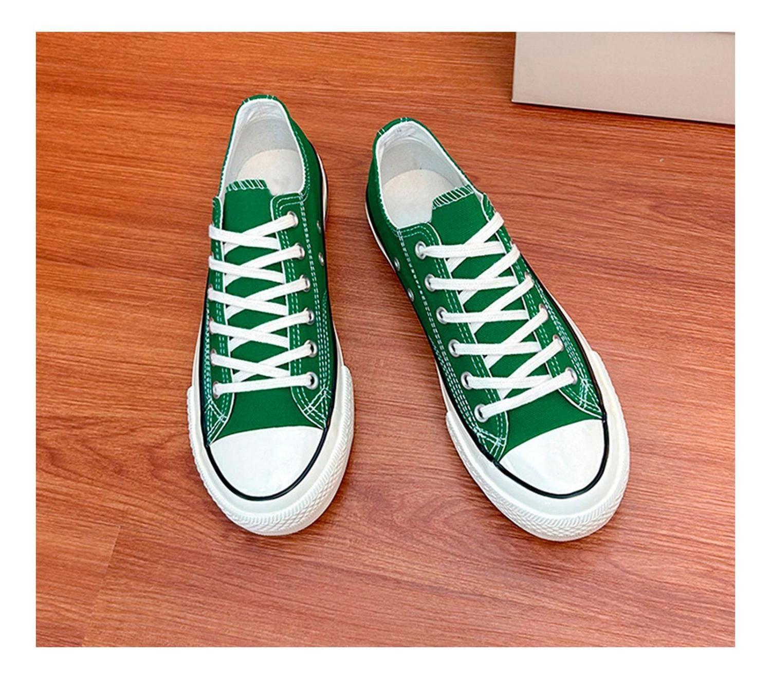 Zapatilla Infantil De lona Urbana Casual Verde 7197-2