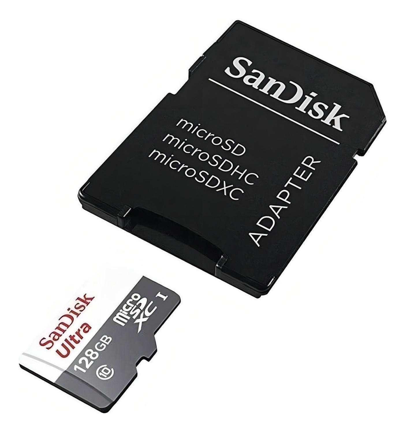 Sandisk Memoria Micro Sd 128 Gb 100mbps Clase 10-1