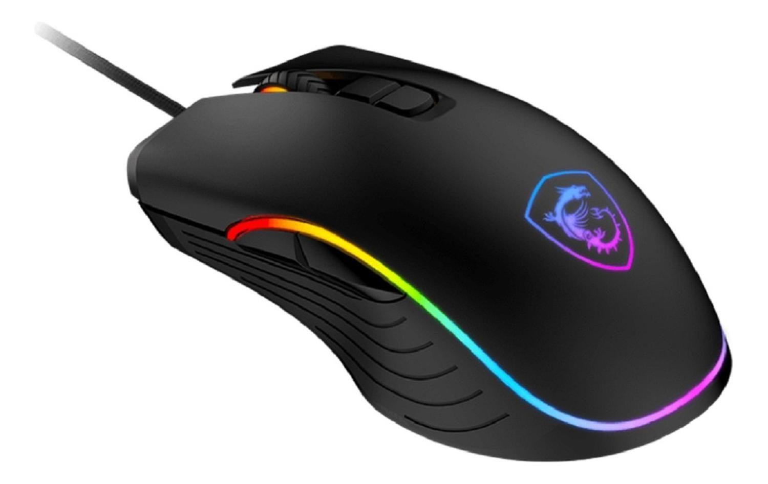 Mouse Gamer Msi Forge Gm300, Led Rgb - 5 Botones - 7200 Dpi-0