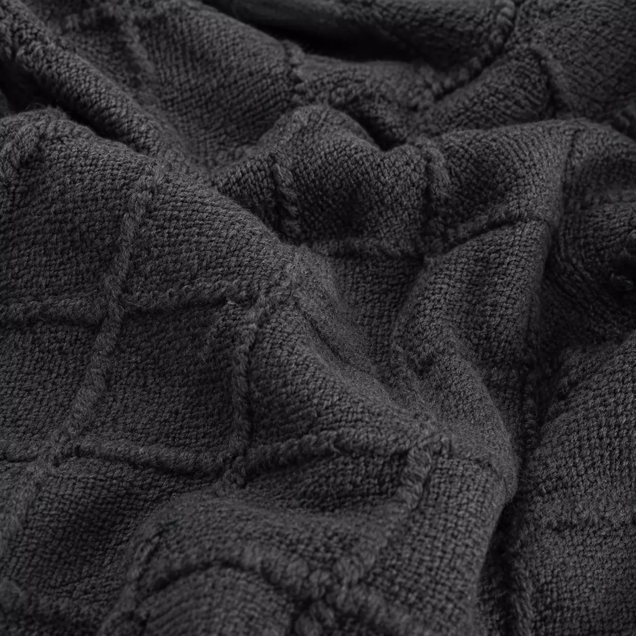 Manta Gris Oscuro Liviana Decorativa Para Cama Y Sillón 012 para Hogar-6