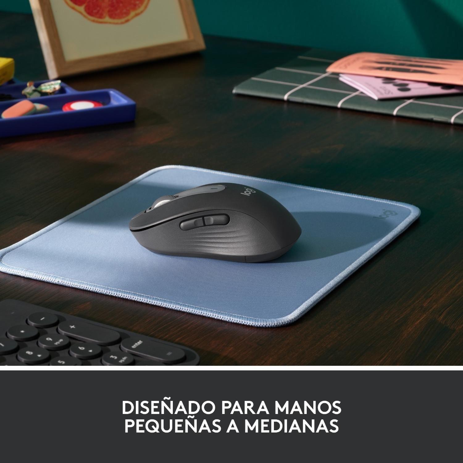 Mouse Inalambrico Logitech Signature M650 Medium Grafito-4
