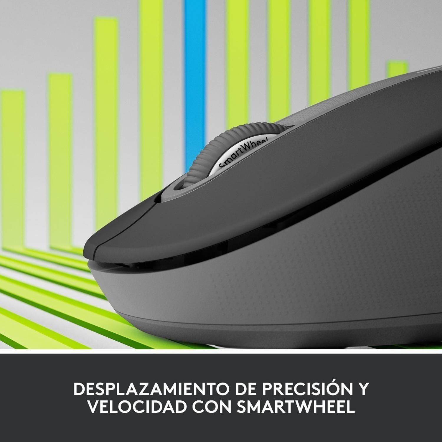 Mouse Inalambrico Logitech Signature M650 Medium Grafito-5