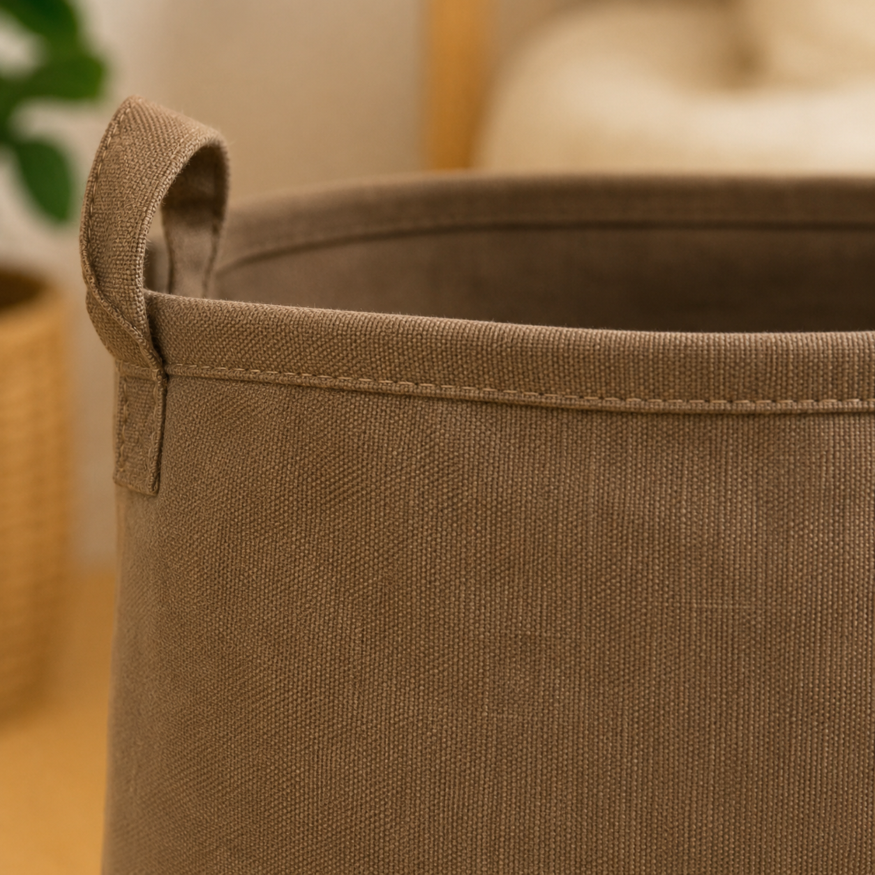 Cesta Para Ropa Plegable Con Asas 40x45 807 Elegante Café-0