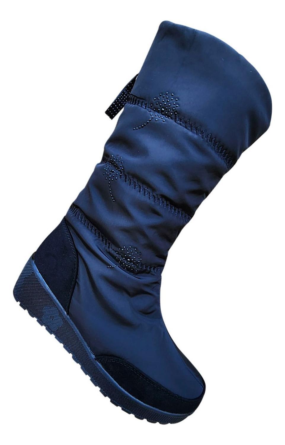 Botas Impermeables Forradas Aplicación Invierno Mujer - 7231-0