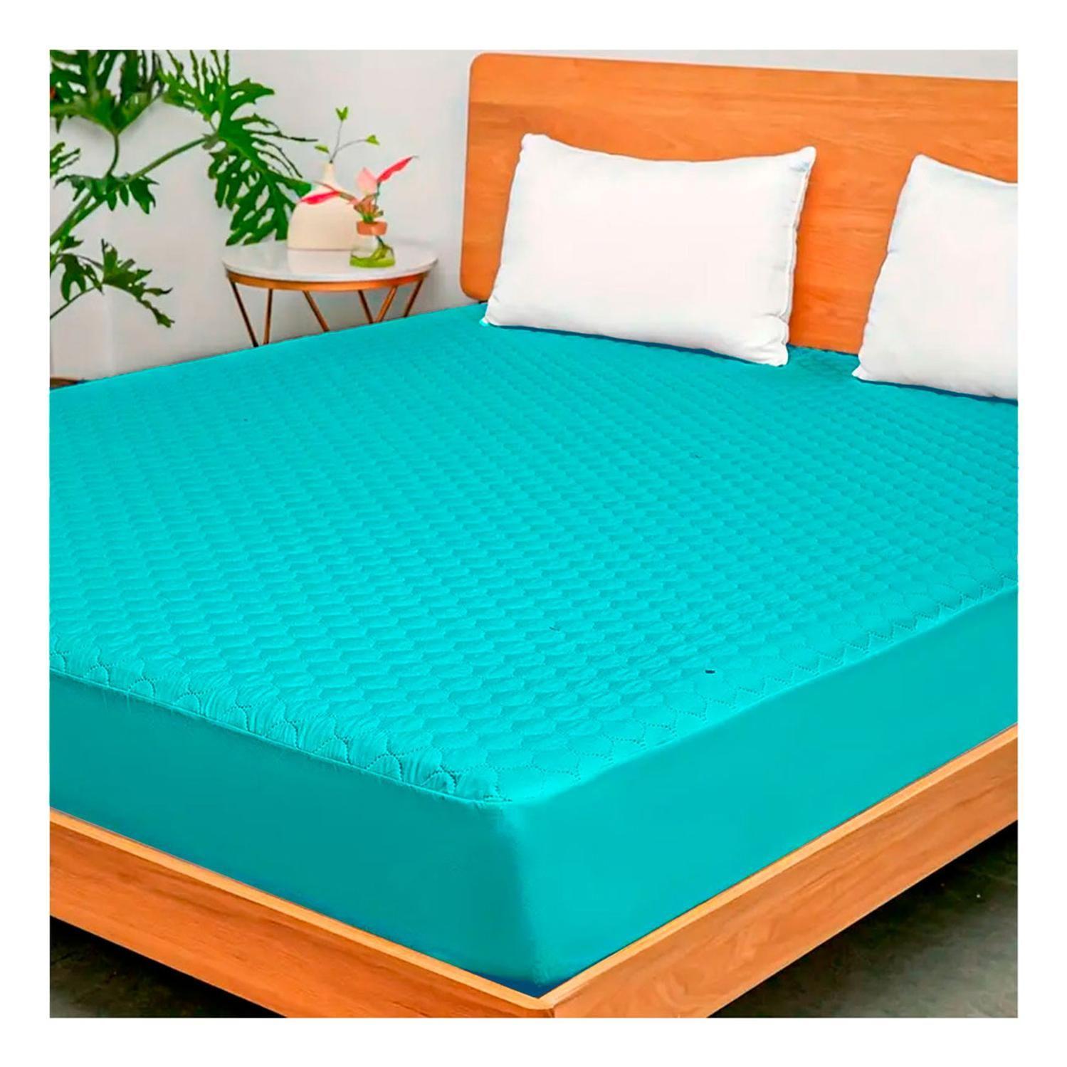 Cubrecolchon Protector Impermeable 1.5 Plazas-0