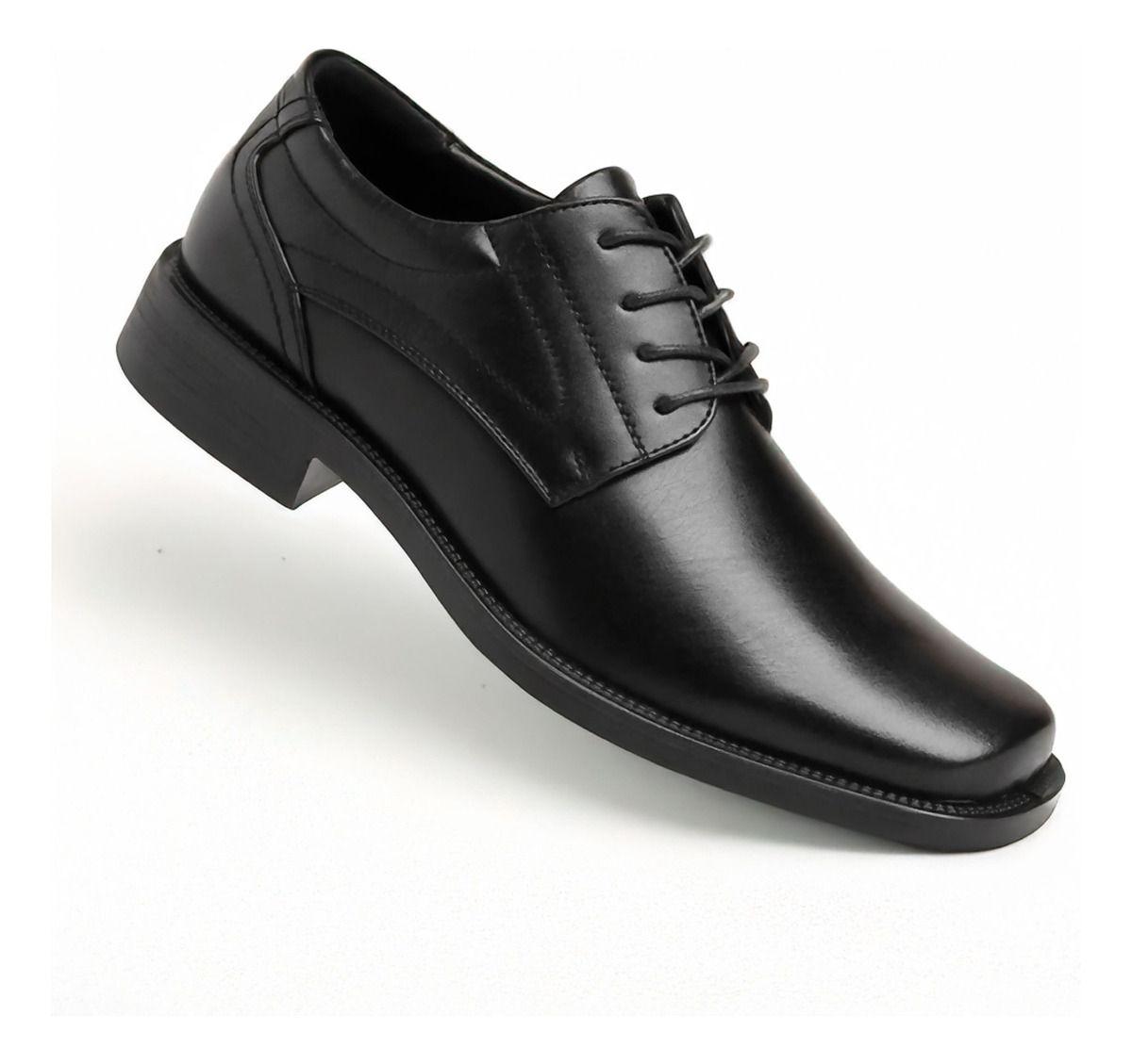 Zapato Vestir Hombre | Negro Clásico con Cordones - 7720-0