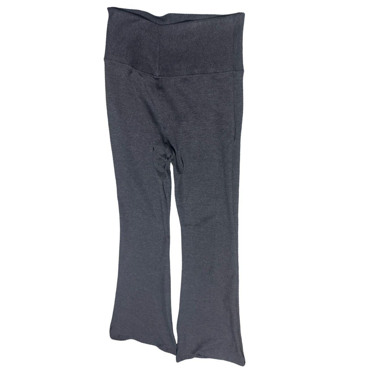 PACK X3 CALZAS PATA ELEFANTE ALGODON AZUL NEGRO GRIS OSCURO CONFECCION NACIONAL-3