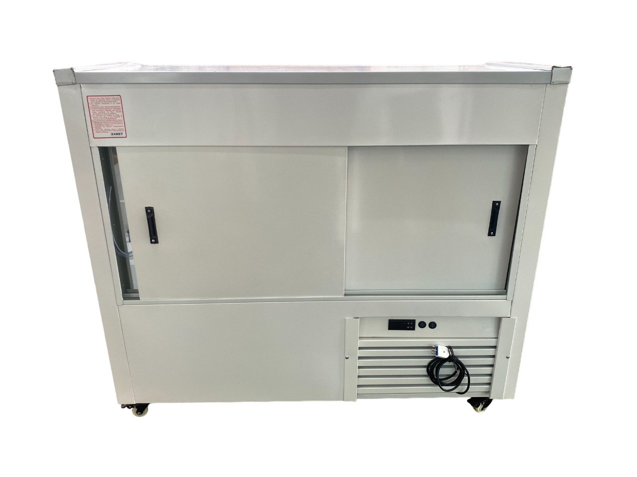 Vitrina Refrigerada  Recta de 1.00mt Frio Estatico -2