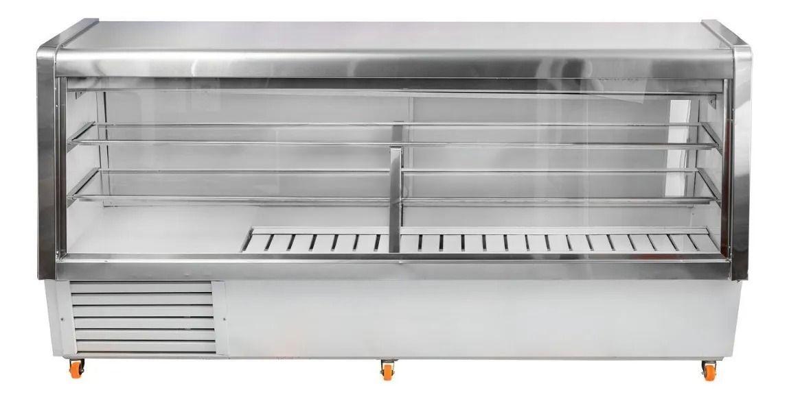 Vitrina Refrigerada Mesón de 2.00mt Frio Estático -2