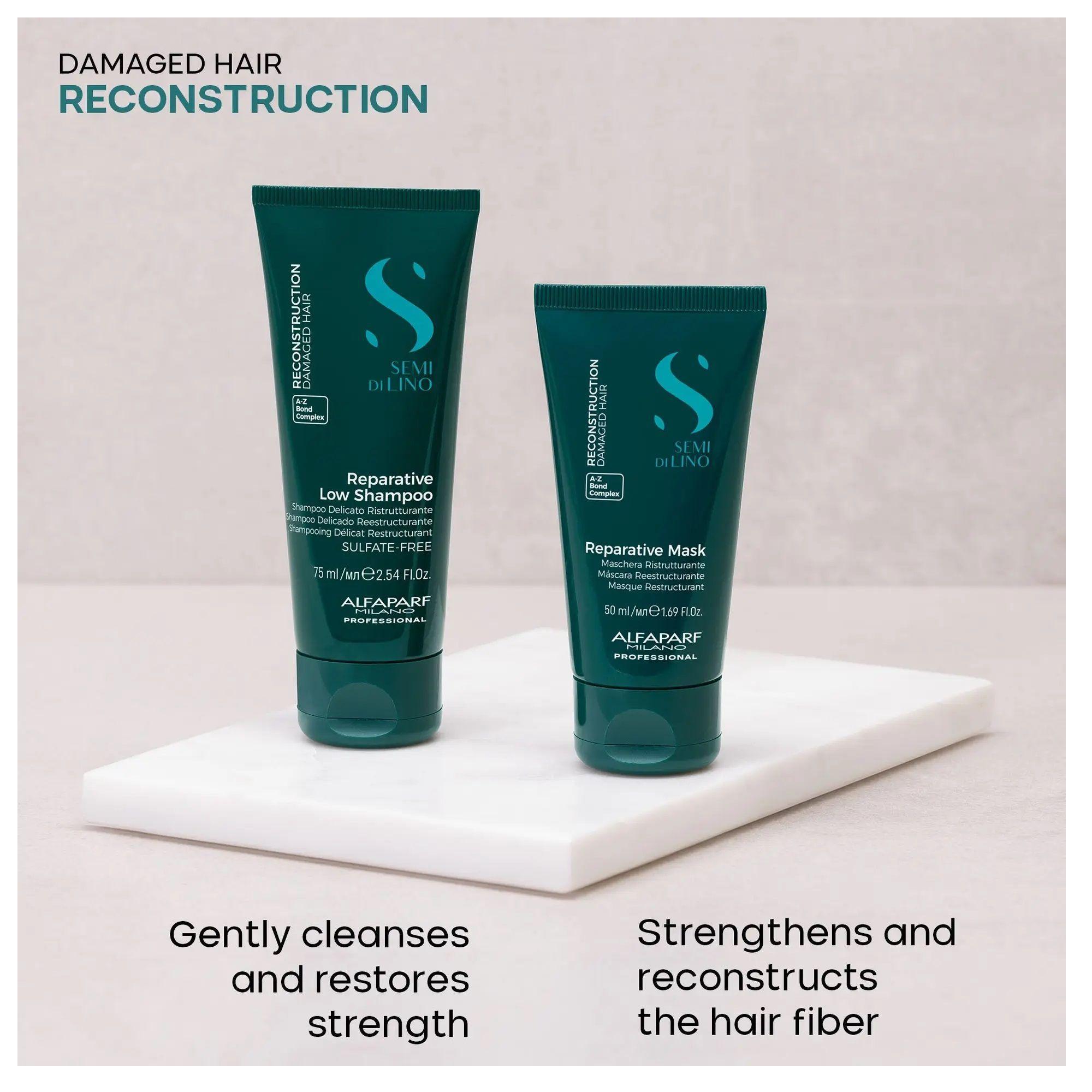 ALFAPARF Kit Mini Reconstrucción Semi di Lino-2