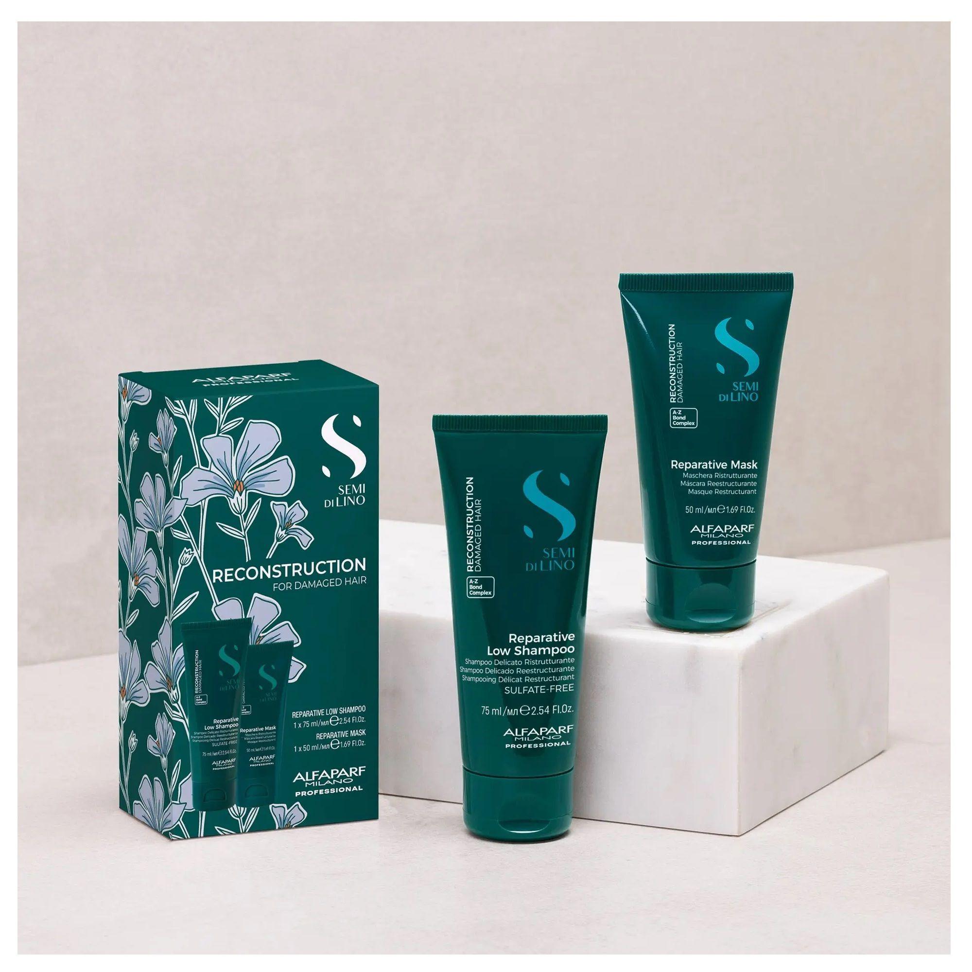 ALFAPARF Kit Mini Reconstrucción Semi di Lino-3