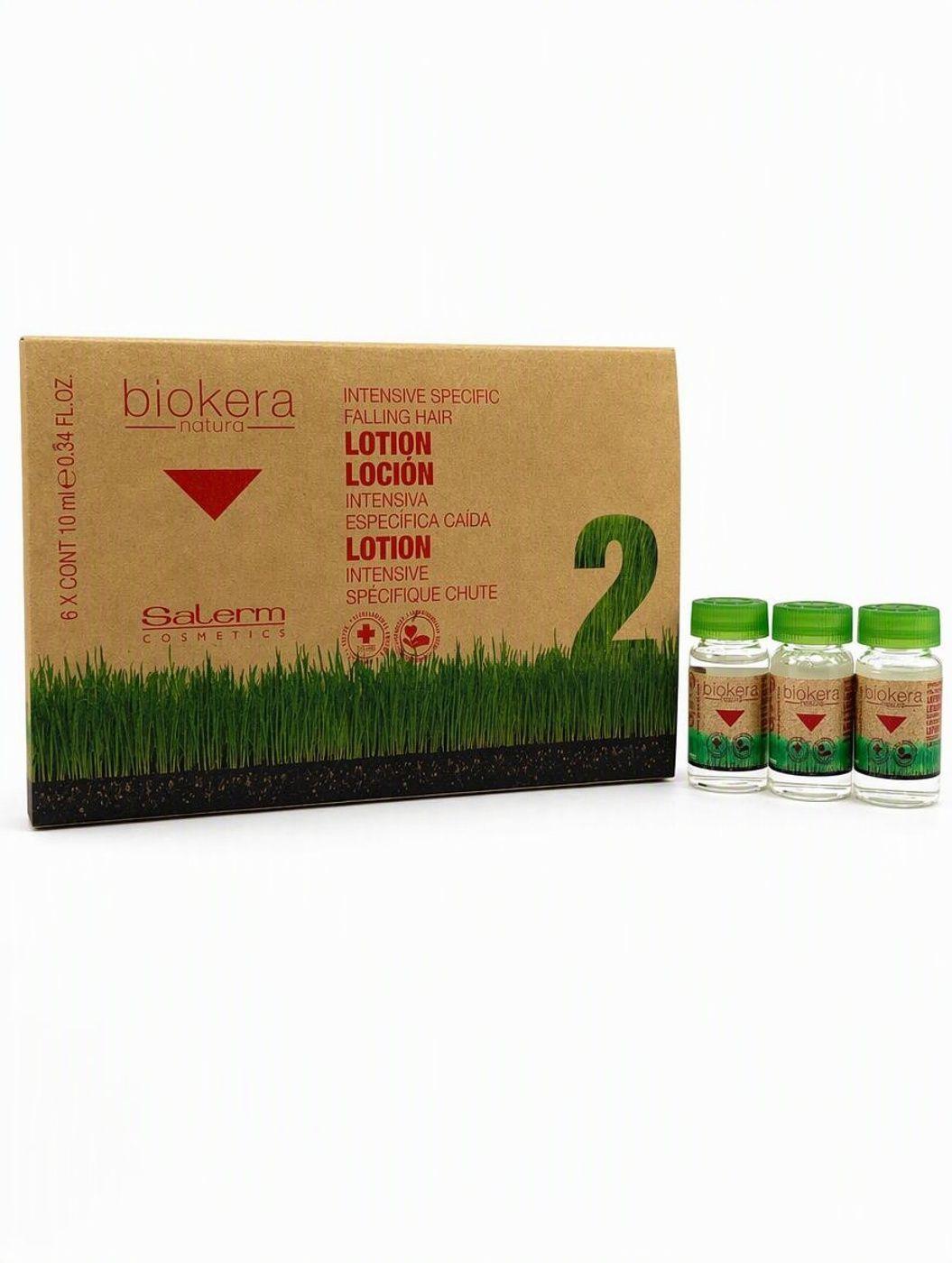 SALERM Pack 6 Ampollas Loción regeneradora Anticaída Biokera-1