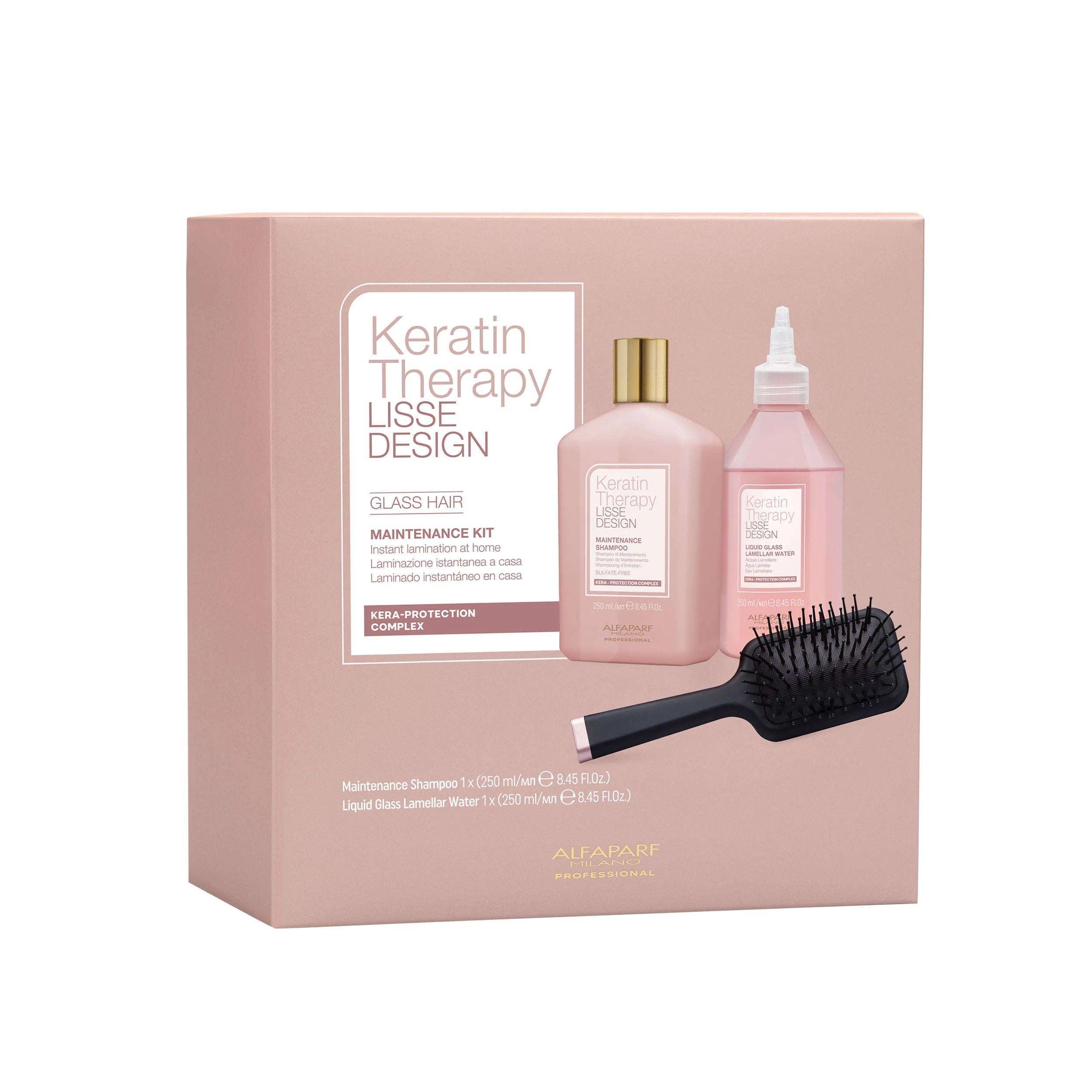 ALFAPARF Kit Keratin Therapy Lisse Design Glass Hair-0