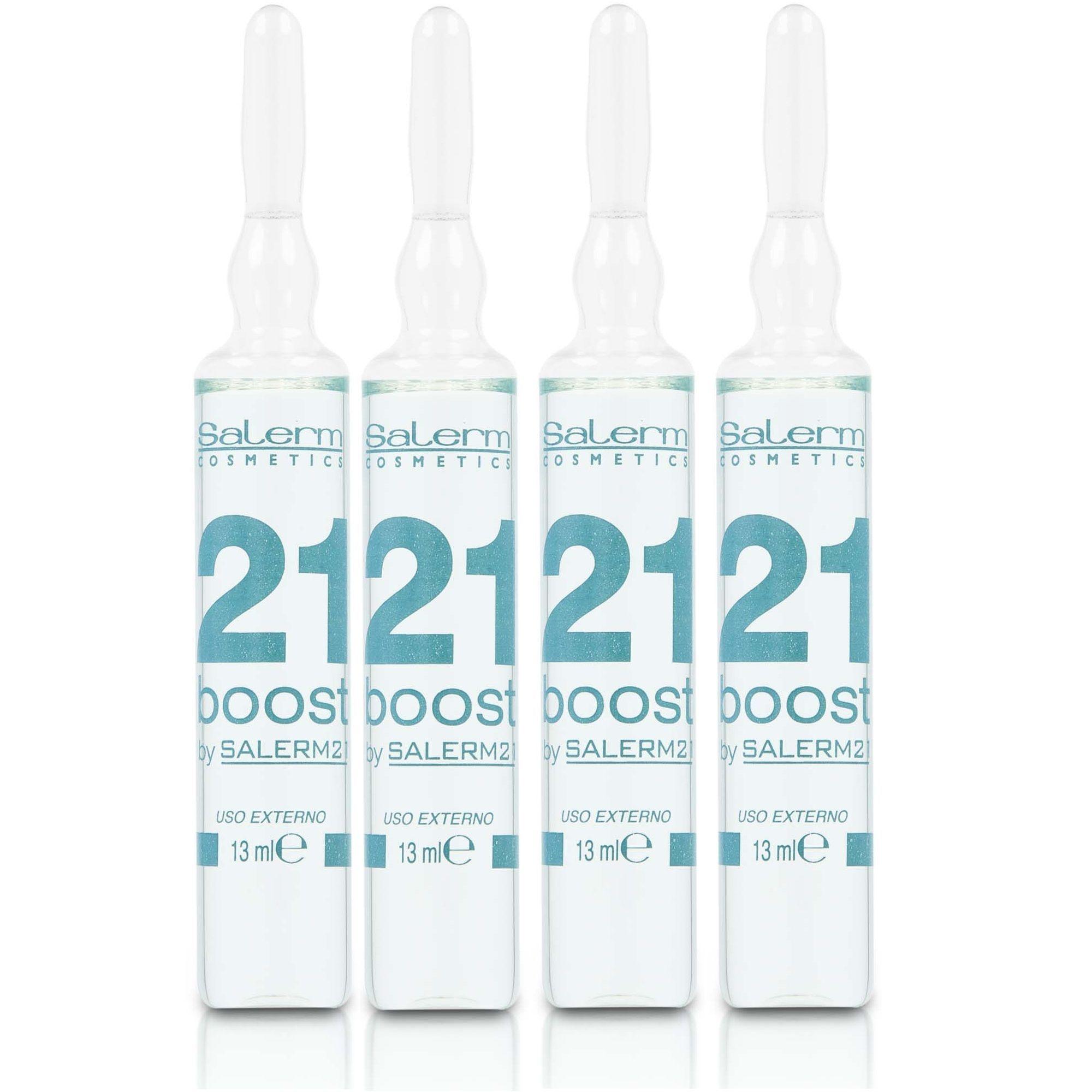  SALERM Pack 4 Ampolla Salerm 21 Boost Reparación Intensa-0