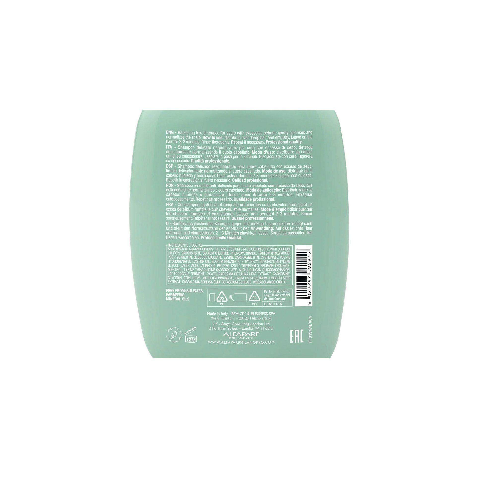 ALFAPARF Shampoo cabellos grasos Semi di lino 250 ml-1
