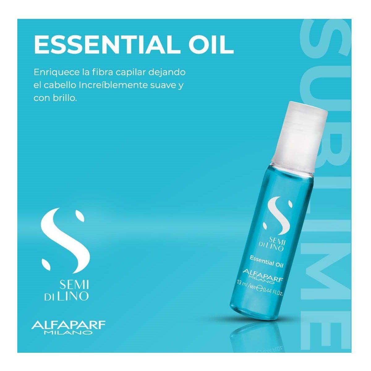 ALFAPARF Ampolla Capilar Brillo Essential Oil Semi di lino-1