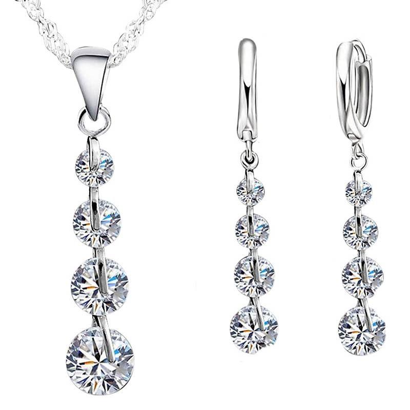 Conjunto Baston con Circones Plateado-0