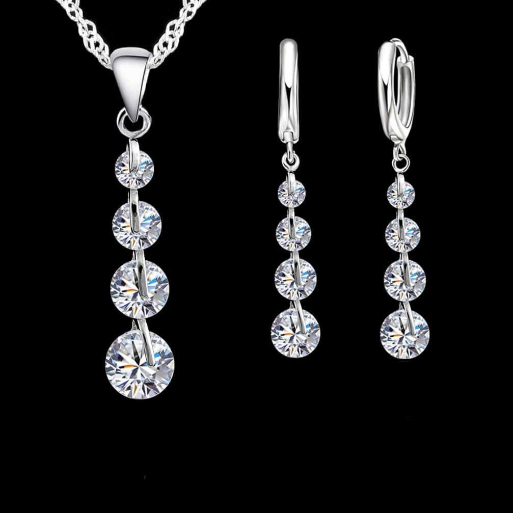 Conjunto Baston con Circones Plateado-1