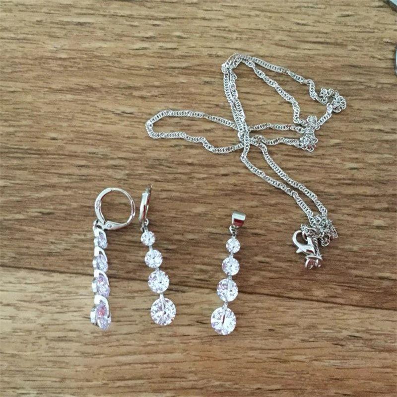 Conjunto Baston con Circones Plateado-4