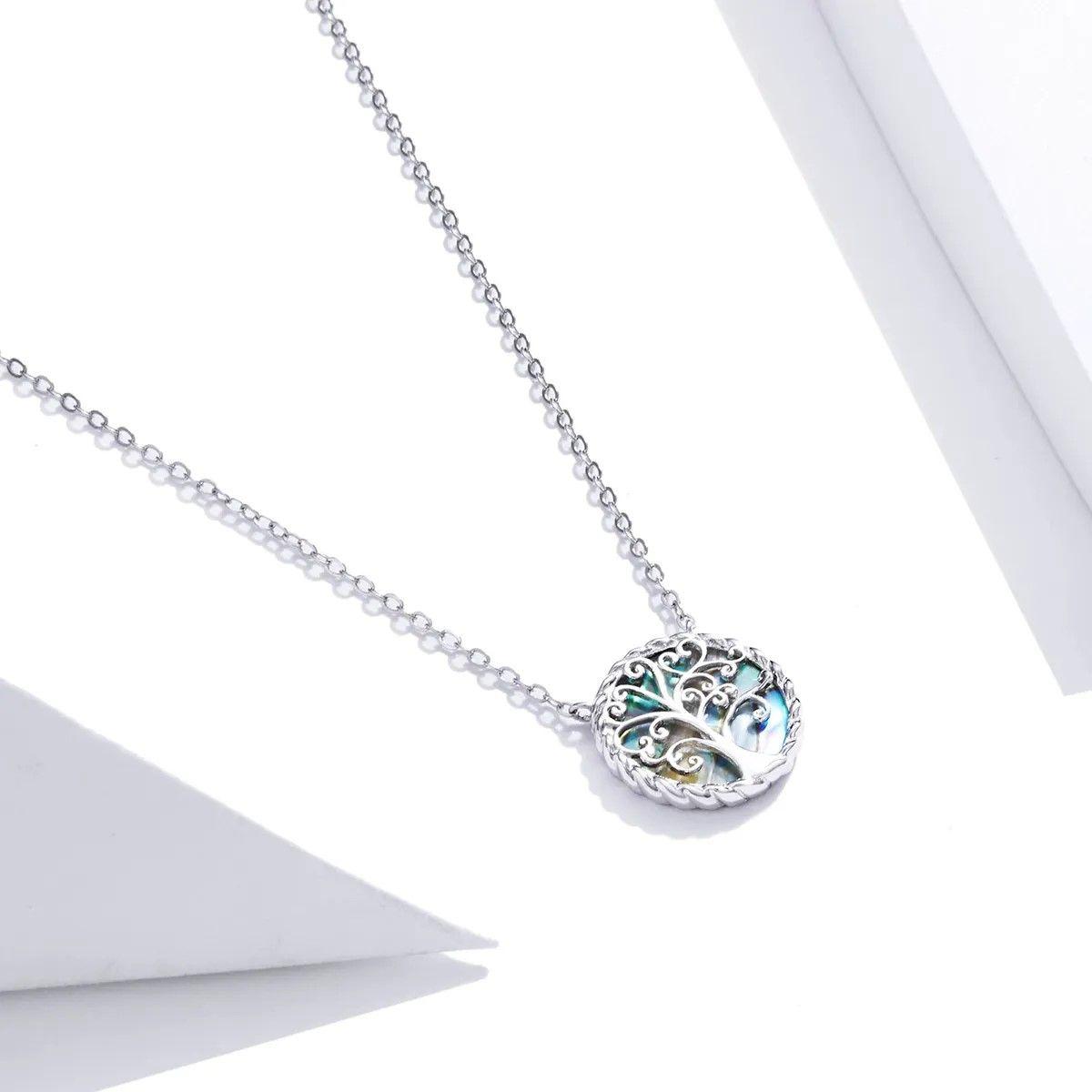 Collar Plata 925 Arbol Opal-3