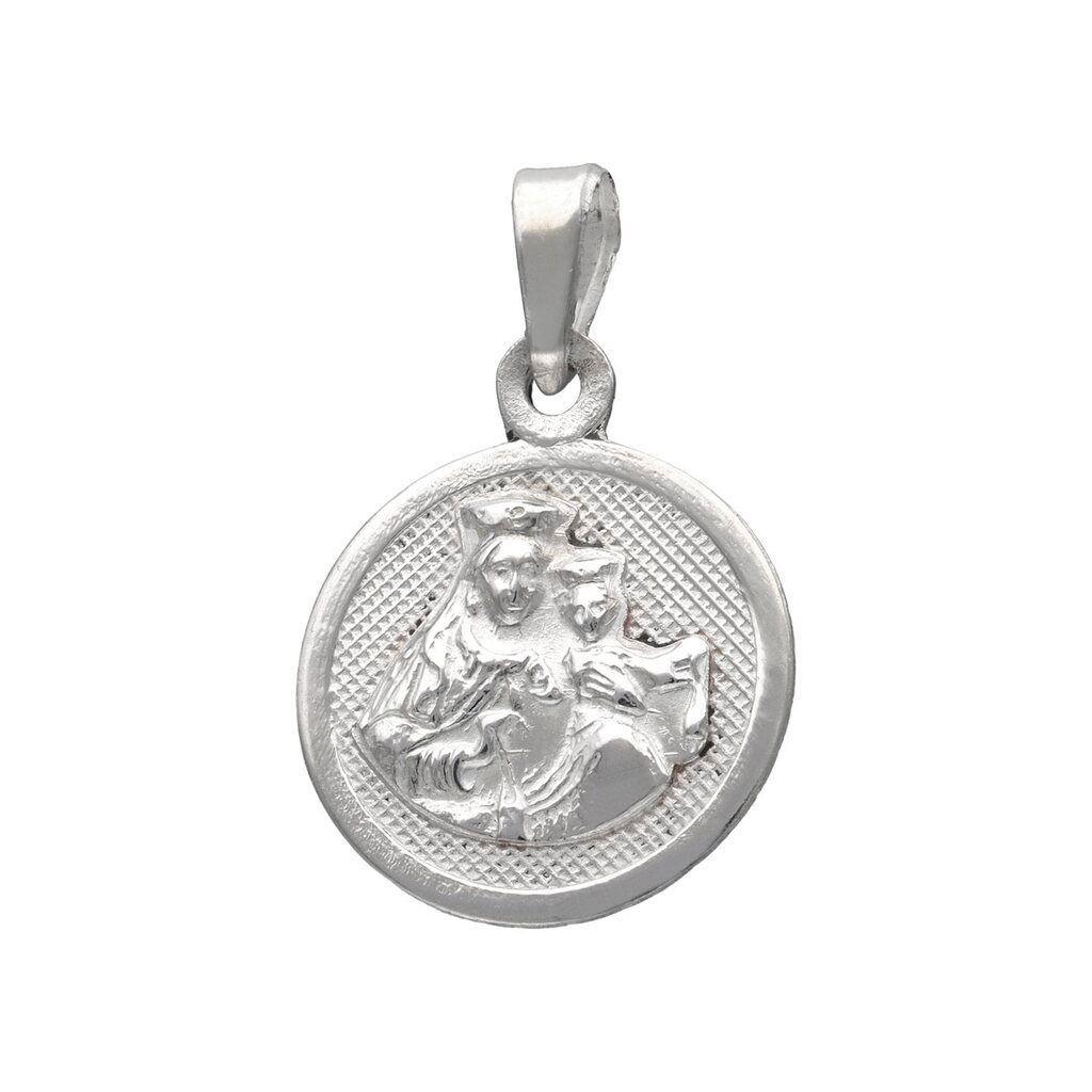 Collar Medalla Plata 925 Virgen Del Carmen Milagrosa-4