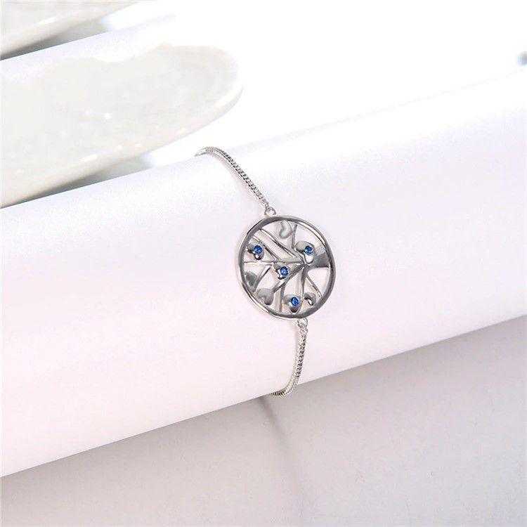 Pulsera Arbol de La vida Circones Plateada-2