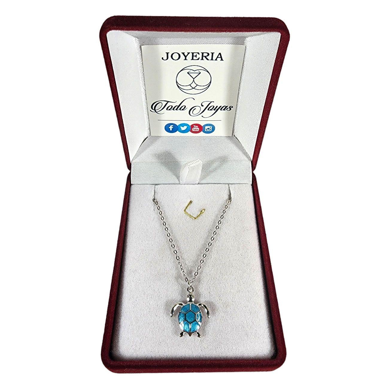 Collar Plata 925 Tortuga Marina-1