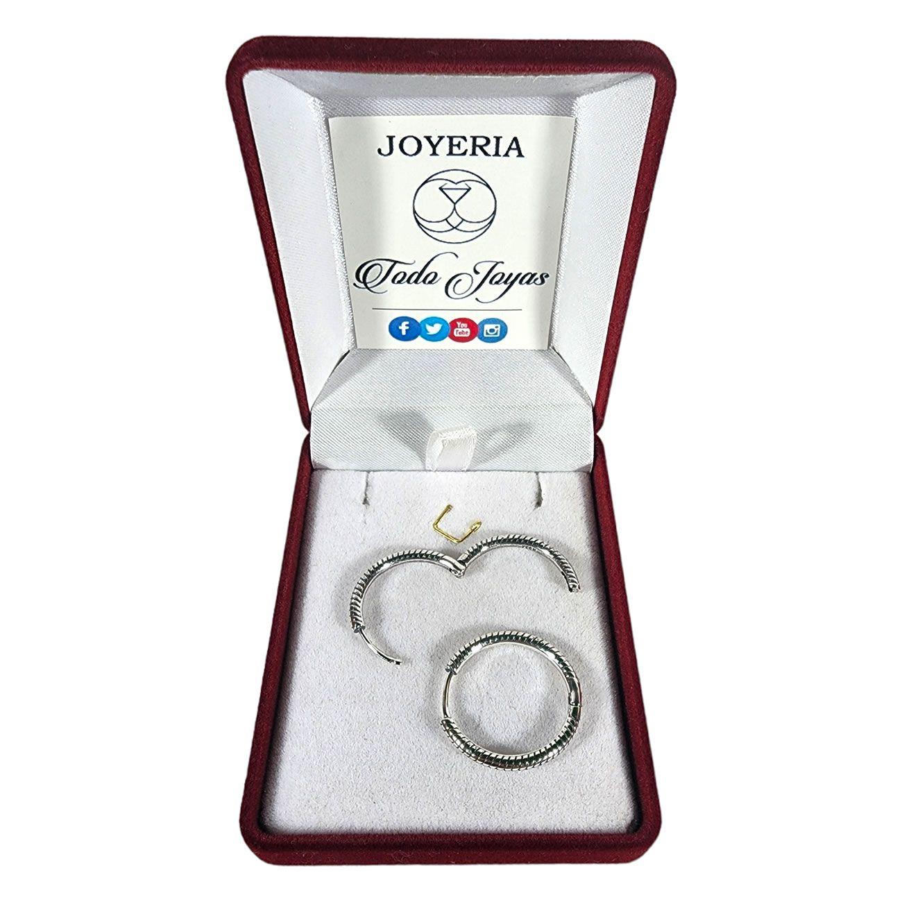 Aros Plata 925 Argolla 22mm-1