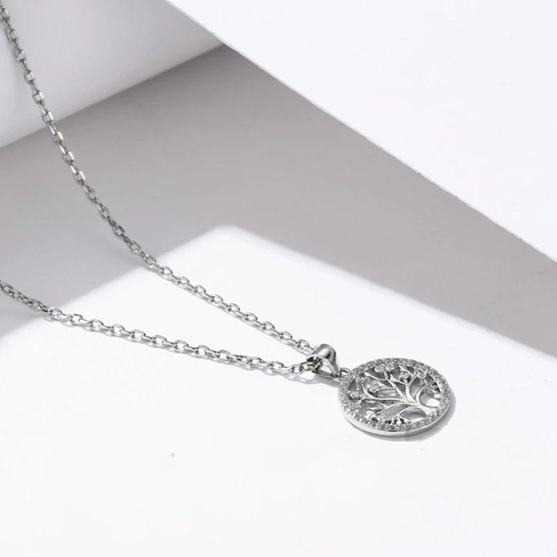 Collar Arbol de la Vida Circones Plateado-3