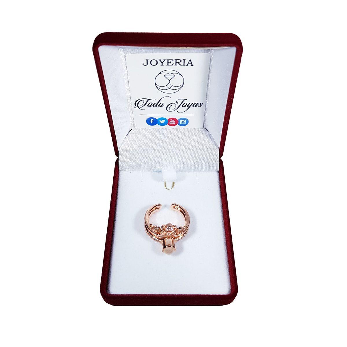 Anillo Te amo en 100 Idiomas Dorado-1