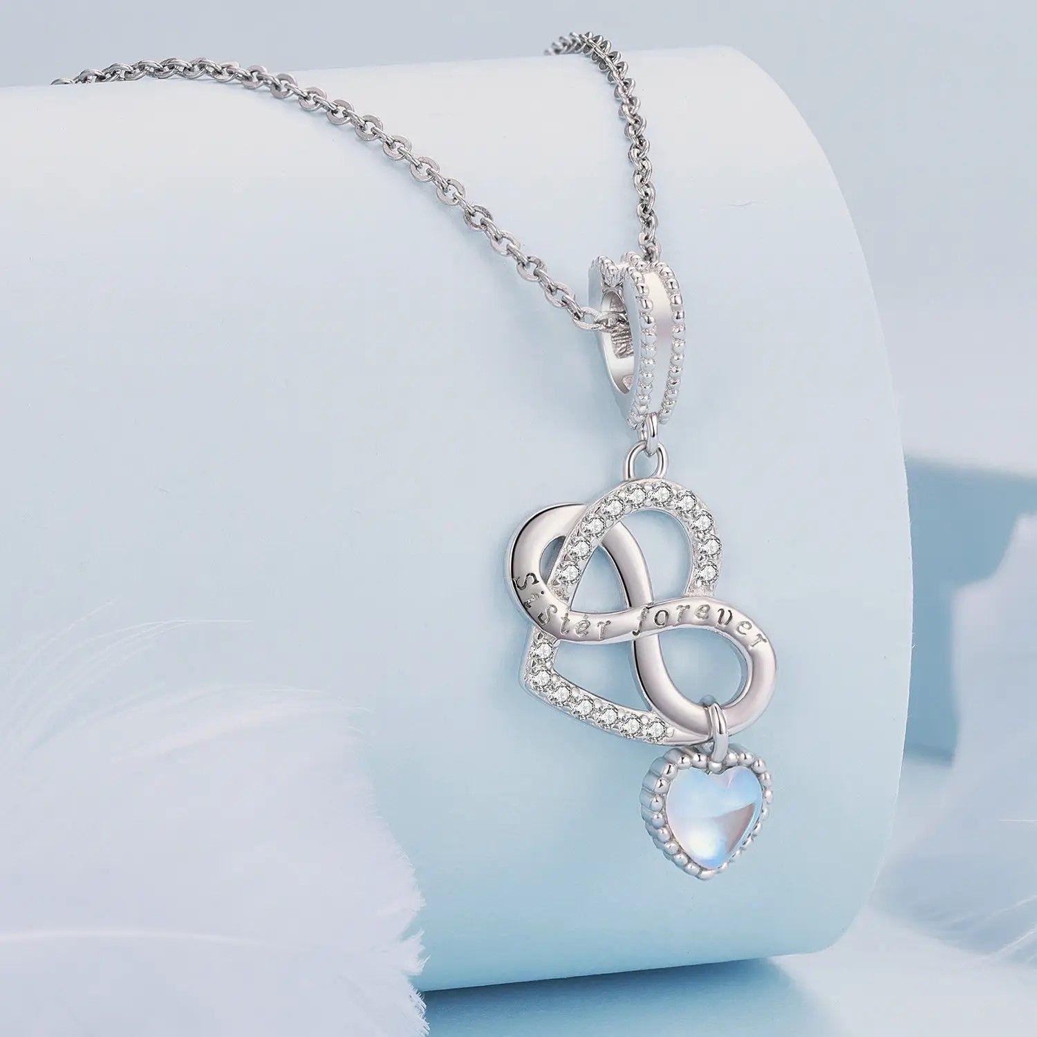 Charm Dije Plata 925 Corazon Infinito Sister-3