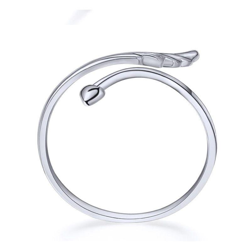 Anillo Ala Plateado-1