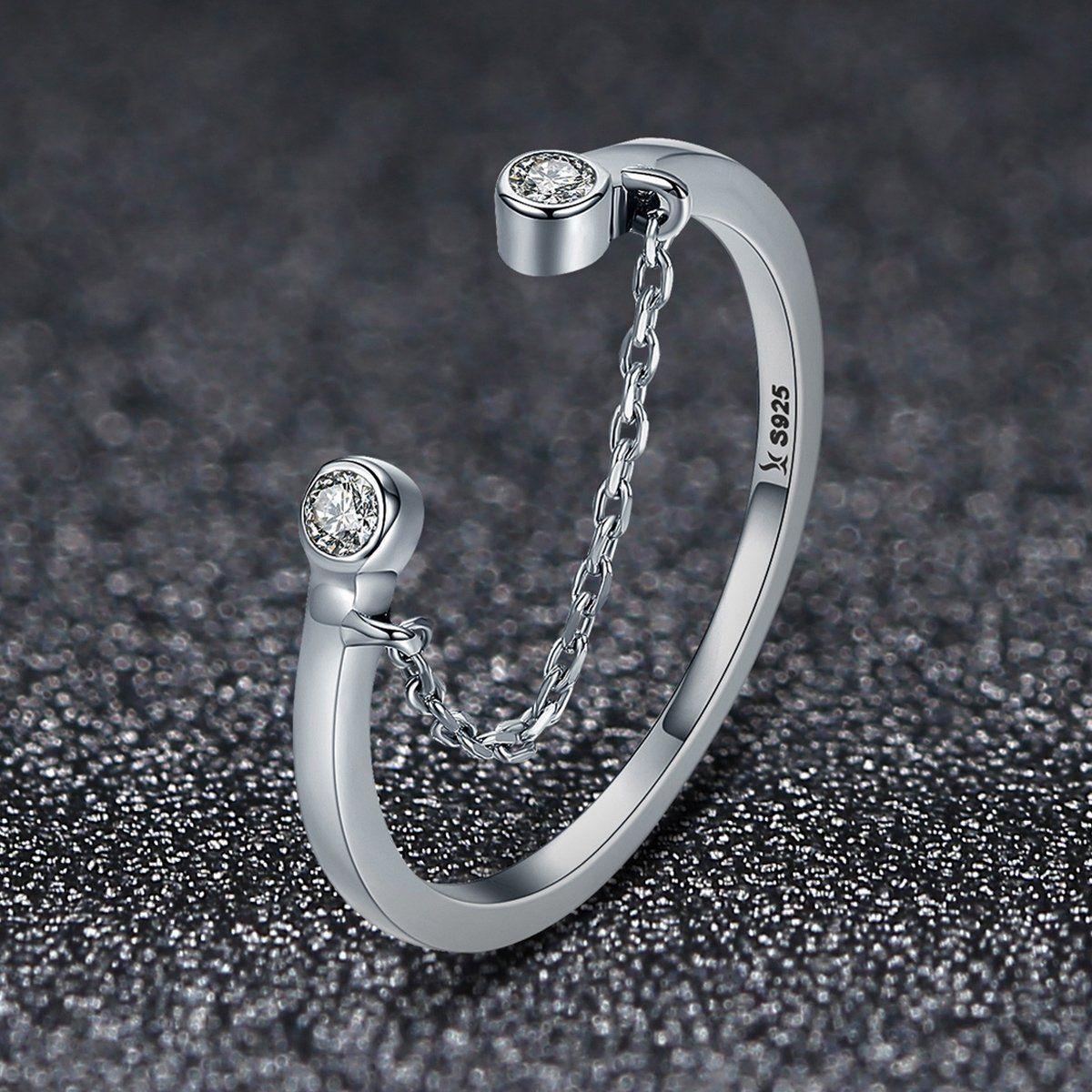 Anillo Plata 925 Arco con Circones-3