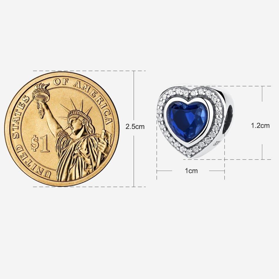 Charm Dije Plata 925 Corazón del Océano Titanic-2