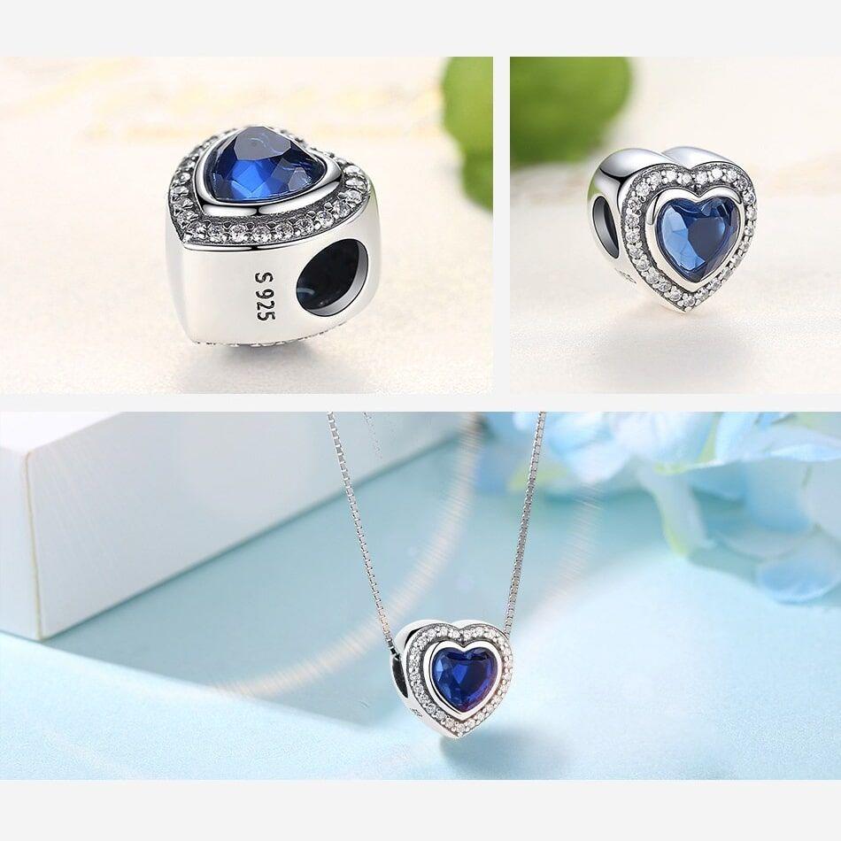 Charm Dije Plata 925 Corazón del Océano Titanic-3