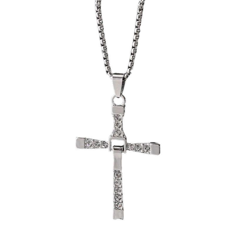 Collar Cruz de Dominic Toretto Acero 50x30mm-2